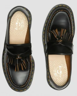 New Vintage Made in England Quilon Leren Tassel Loafers WOMENS Made In England|Nette Schoenen