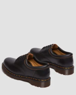 Outlet 8053 Vintage Smooth Leren Laarzen in Zwart UNISEX Heren Sale|Trending Stijlen