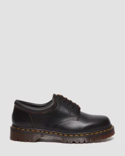 Outlet 8053 Vintage Smooth Leren Laarzen in Zwart UNISEX Heren Sale|Trending Stijlen