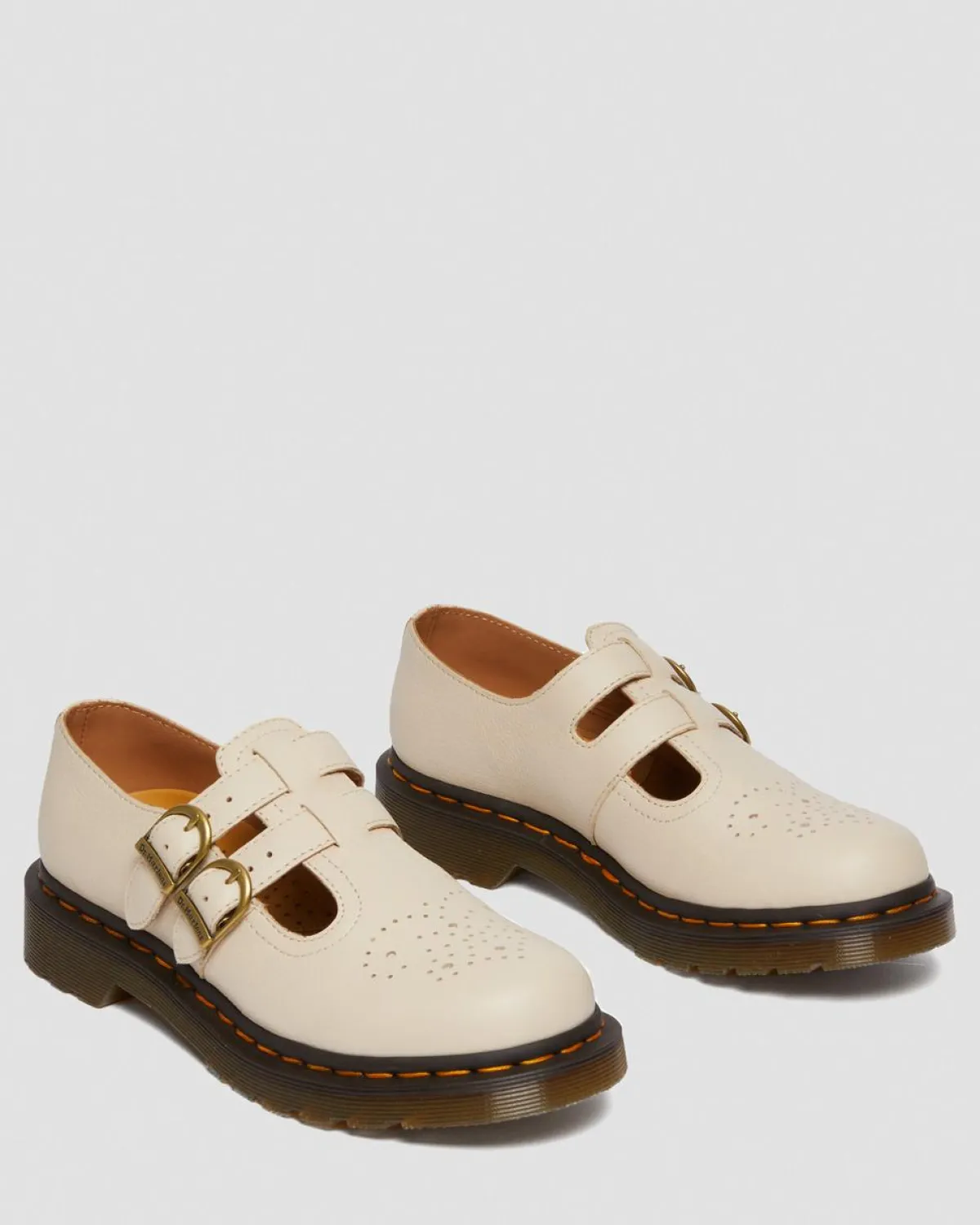 Outlet 8065 Virginia Leren Mary Jane Schoenen UNISEX Mary Jane Schoenen|Schoenen