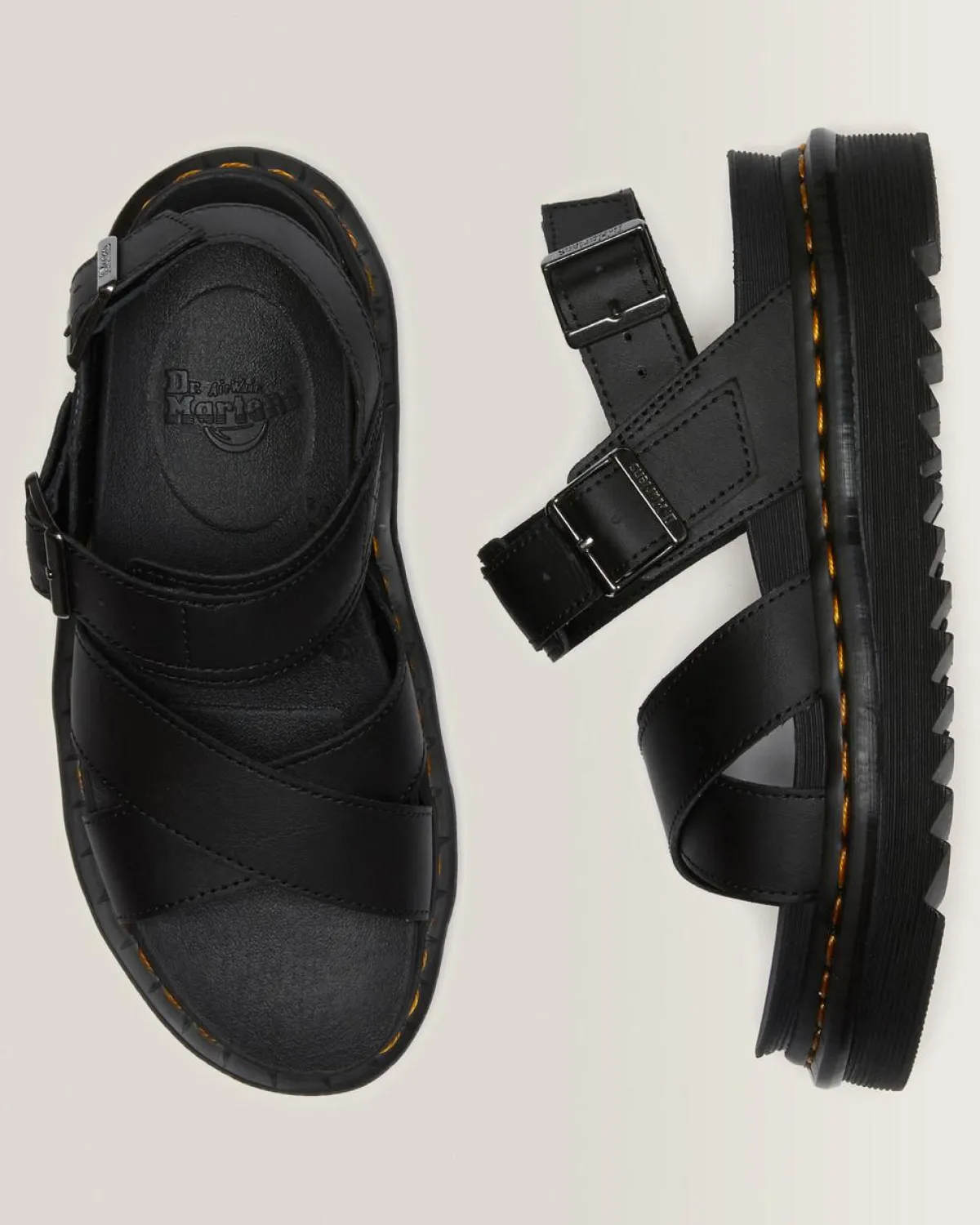 Sale Voss II Hydro Leren Sandalen met Band WOMENS Lichte Sandalen|Zwarte Sandalen