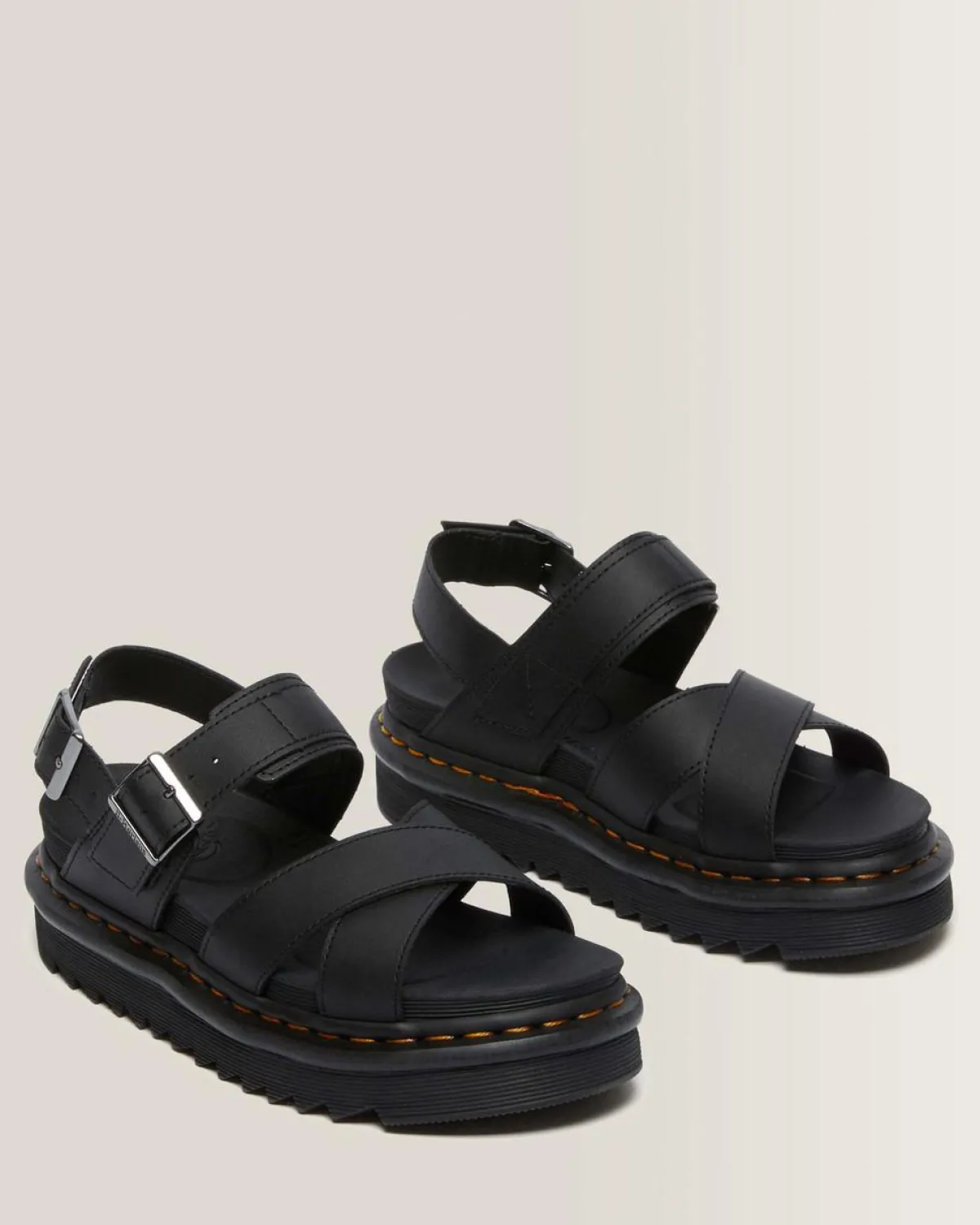 Sale Voss II Hydro Leren Sandalen met Band WOMENS Lichte Sandalen|Zwarte Sandalen