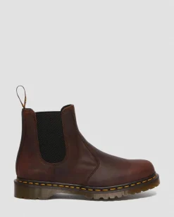 Flash Sale 2976 Waxed Volnerf Leren Chelsea Boots in Zwart WOMENS Enkellaarzen|Chelsea Boots