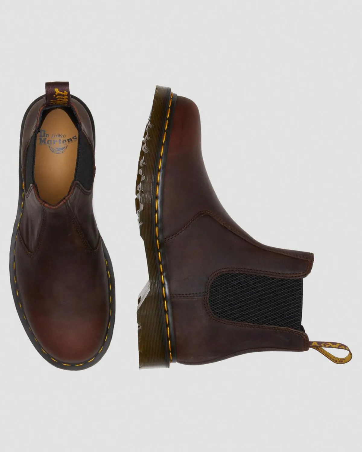 Flash Sale 2976 Waxed Volnerf Leren Chelsea Boots in Zwart WOMENS Enkellaarzen|Chelsea Boots