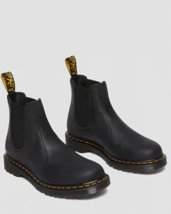 Flash Sale 2976 Waxed Volnerf Leren Chelsea Boots in Zwart WOMENS Nieuw Binnen|Trending Stijlen
