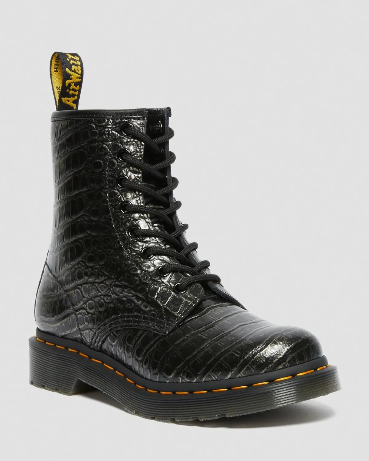 Flash Sale 1460 Wild Croc Leren Veterlaarzen WOMENS Veterlaarzen|Enkellaarzen