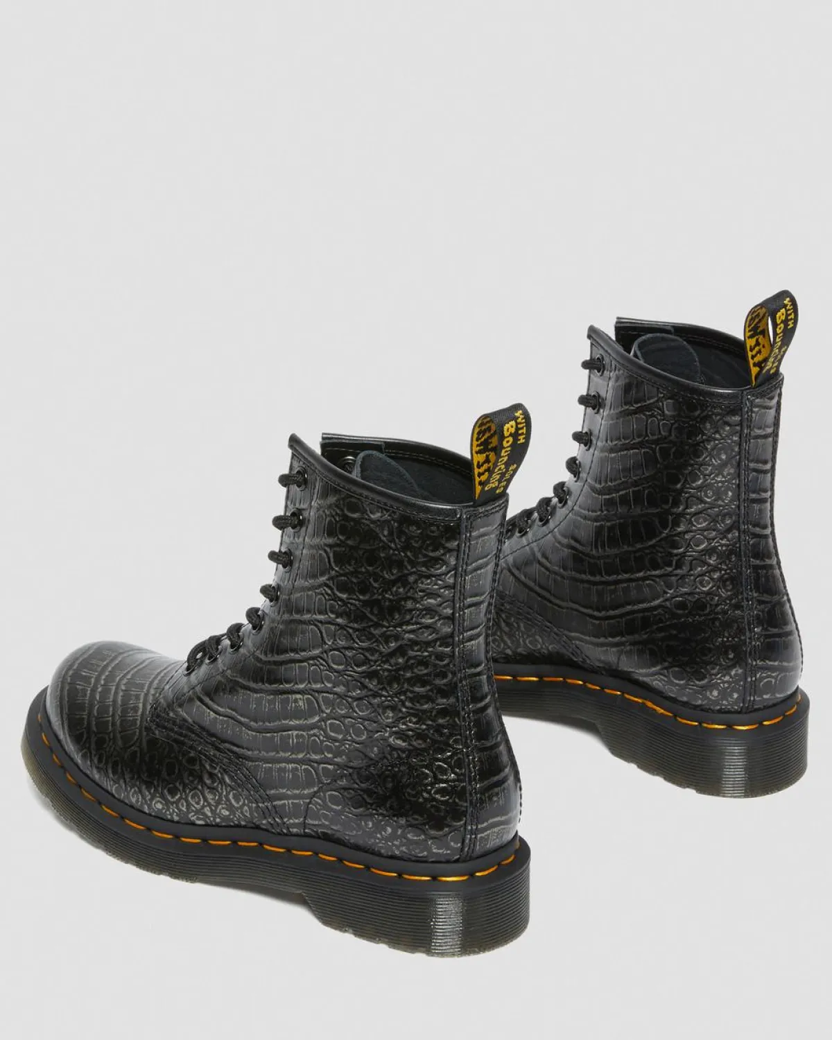 Flash Sale 1460 Wild Croc Leren Veterlaarzen WOMENS Veterlaarzen|Enkellaarzen