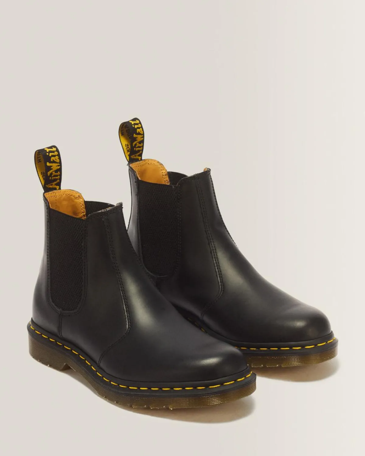 Hot 2976 Yellow Stitch Smooth Leren Chelsea Boots TRENDING-STYLES-UK Originals|Trending Stijlen
