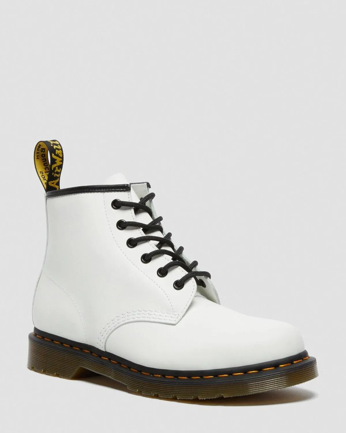 Best 101 Yellow Stitch Smooth Leren Enkellaarzen WOMENS Heren Sale|Enkellaarzen