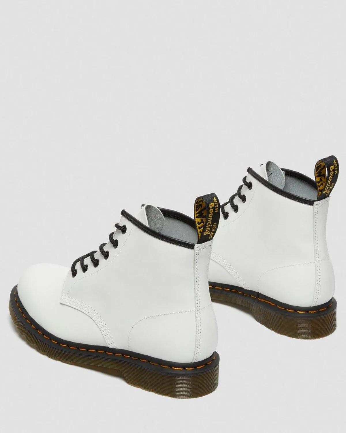 Best 101 Yellow Stitch Smooth Leren Enkellaarzen WOMENS Heren Sale|Enkellaarzen