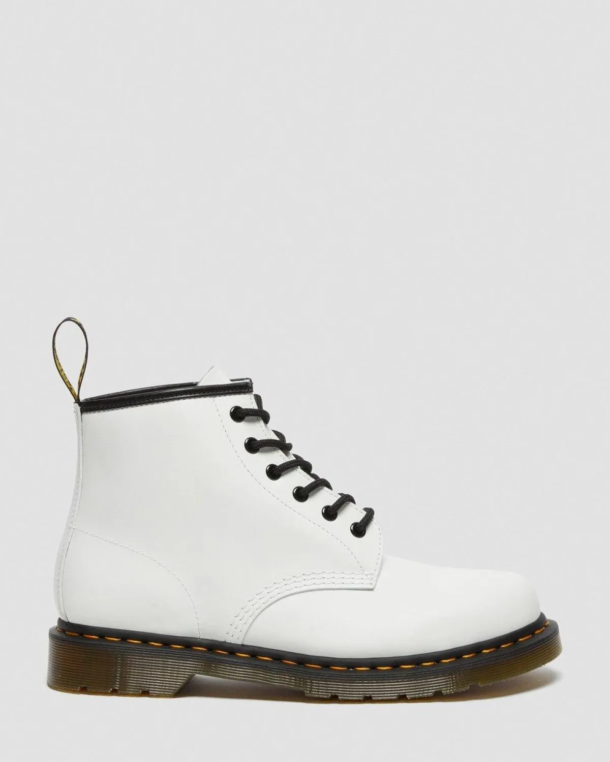 Best 101 Yellow Stitch Smooth Leren Enkellaarzen WOMENS Heren Sale|Enkellaarzen